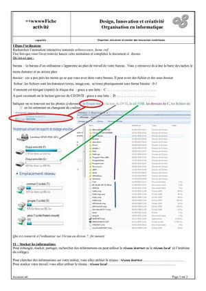 Calaméo - Fiche Eleve Organisation Informatique Liham