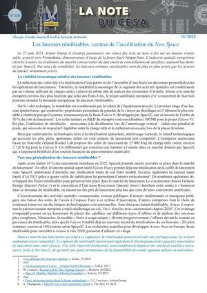 LA NOTE DU CESA N°528