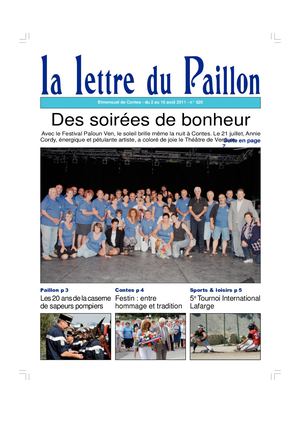 Lettre du Paillon N°620