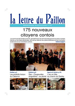 Lettre Du Paillon N°613