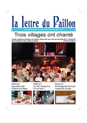 Lettre du Paillon N°577