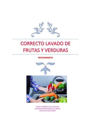 Correcto Lavado De Frutas Y Verduras Ash