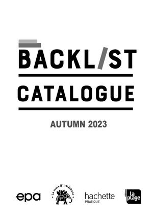 Hachette Illustre FBF 2023 Catalogue