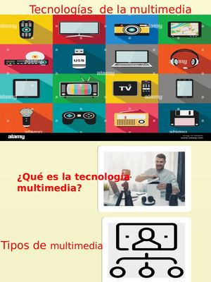 Tecnologias De Multimedia