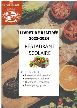 Règlement de la restauration scolaire 2023 2024