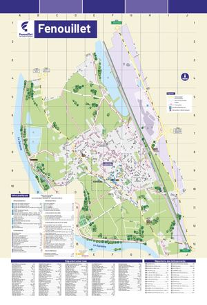 Plan de la ville de Fenouillet - Édition 2022