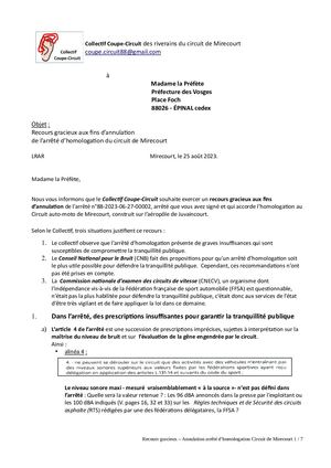 CCC - Rec Gracieux Annulation Arr Homolog Cdm Pour Diffusion An