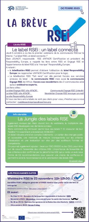 LA BREVE RSEi OCTOBRE 2023