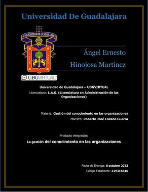 Rd La Gestión Del Conocimiento En Las Organizaciones