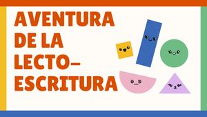 Cuadernillo Aventura De La Lectoescritura