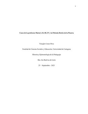 Casos de la Profesora Maria y la Pelicula Detrás de la Pizarra