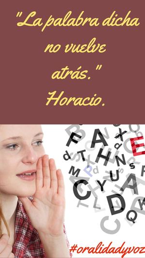 La  palabra dicha.