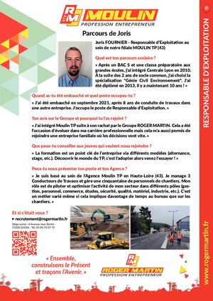 Portrait Joris Responsable D'exploitation