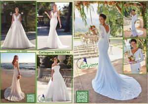 Folleto Eventos Linea Joven Boutique Cartagena Murcia Boda Bautizo Comunion Novia