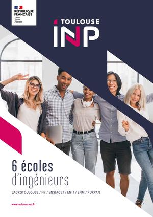 Plaquette Toulouse INP étudiant FR