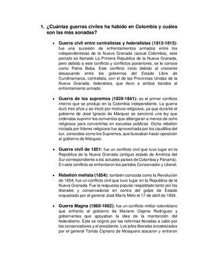 Historia De Colombia