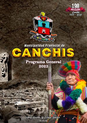 PROGRAMA DE 190 ANIVERSARIO DE LA PROVINCIA DE CANCHIS