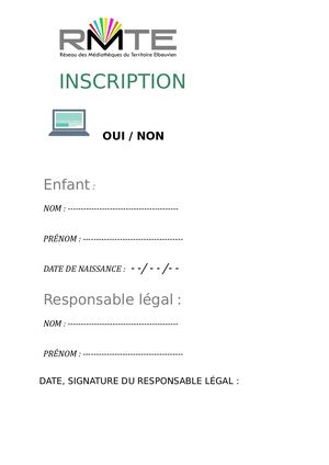 Fiche Rmte Mineurs 2023