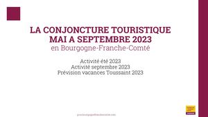 Note de conjoncture Mai Septembre 2023