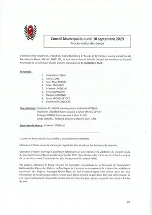 Calaméo - Compte Rendu Du 18 9 23