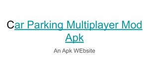 car parking mod apk