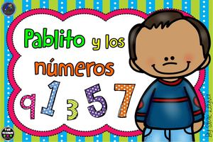 Cuento Pablito y los números.