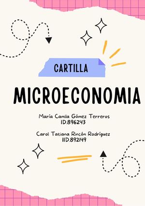 Cartilla Microeconomía