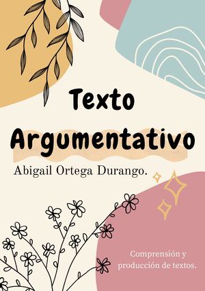 Libro sobre los textos argumentativos