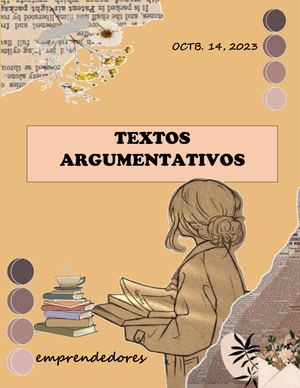 TEXTOS ARGUMENTATIVOS