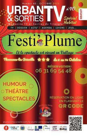 URBAN TV ET SORTIES N°40 -OCTOBRE 2023 - SPECIAL HABITAT