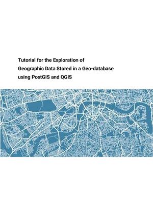 Practical Application Using Geo Database Calaméo - Tutorial For Geographic Database Exploration