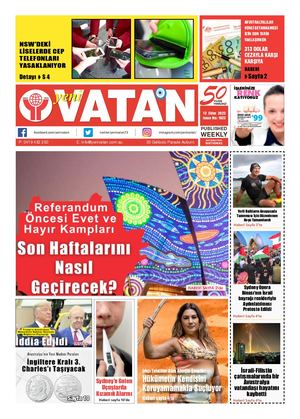 Yeni Vatan 12 Ekim 2023 Issue 1924