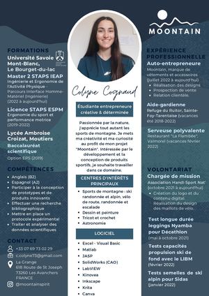 CV - Colyne Cognaud