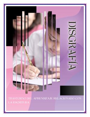 Trastorno De Disgrafia