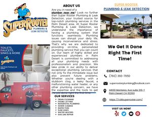 Super Rooter Plumbing & Leak Detection