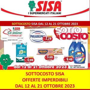 Volantino SISA Marsala dal 12 al 21 Ottobre 2023