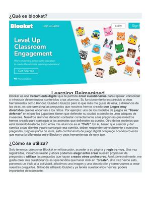 Qué Es Blooket