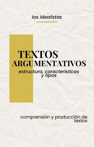 E-libro Textos Argumentativos Actividad De La Unidad 3