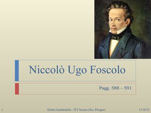 Ugo Foscolo