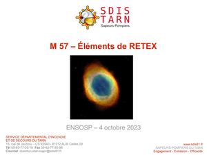 6_2023 10 04 Sdis81 Retex M57 Pour Ensosp