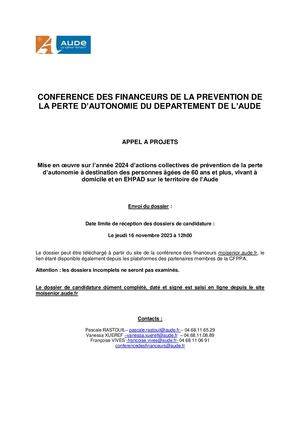 Appel à projets #moisenior 2024 - Cahier des charges