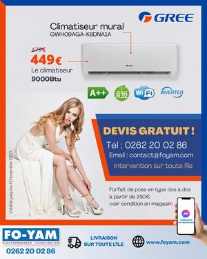 Catalogue Fo Yam Electromenager & Climatisation
