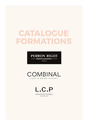 Catalogue De Formations Perron Rigot Combinal Lcp