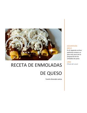 Enmoladas De Queso