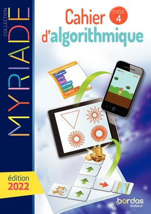 Myriade Cahier Algorithmique Cycle 4 (extrait)