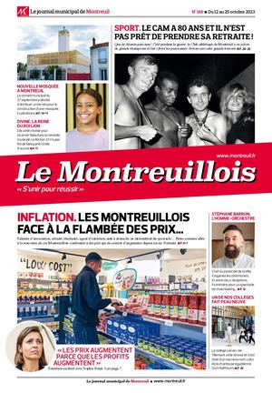 Le Montreuillois n°166 - du 12 au 28 octobre 2023