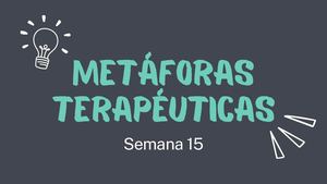 Metáforas Terapéuticas