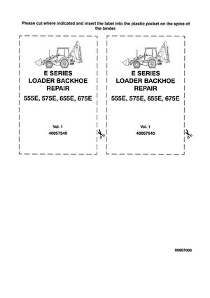 New Holland 675e Tractor Service Manual