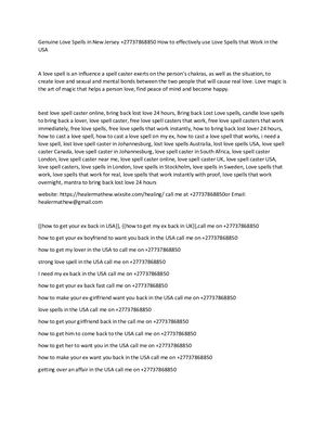 +27 71 065 2159 ))Effective %100 Love Spells Love Charm/Love Portion & Love Spell Caster, Voodoo, Black Magic In  Connecticut (USA)