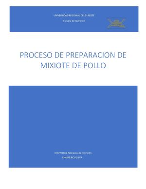 Proceso De Preparacion De Mixiote De Pollo